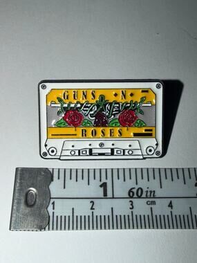 Guns N Roses Cassette Tape Pin Brooch
